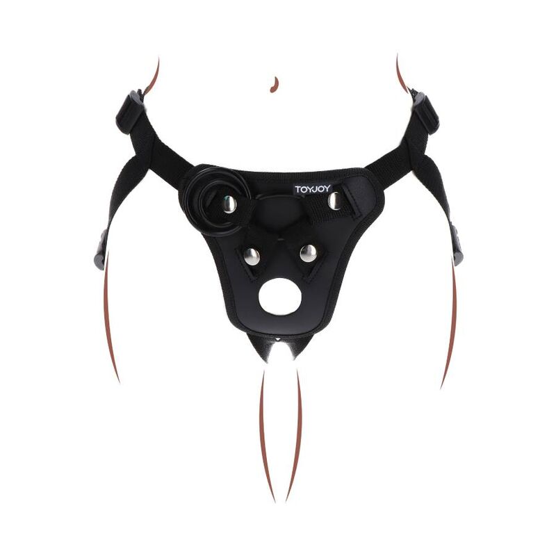 GET REAL - STRAP-ON PLEASURE HARNÉS NEGRO - immagine 6