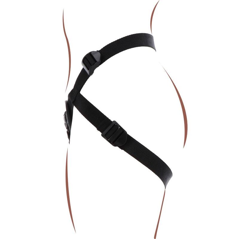 GET REAL - STRAP-ON PLEASURE HARNÉS NEGRO - immagine 4