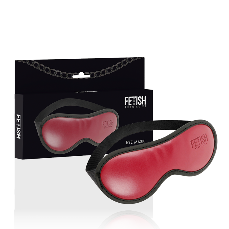FETISH SUBMISSIVE DARK ROOM - ANTIFAZ CUERO VEGANO CON FORRO DE NEOPRENO - immagine 2