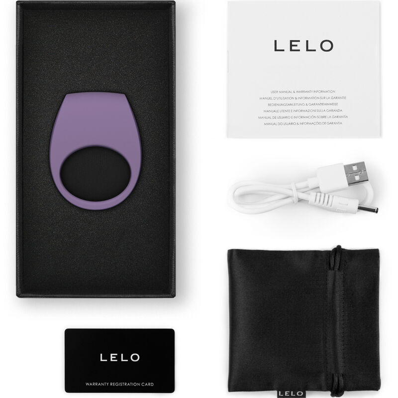 LELO - TOR 3 ANILLO VIBRADOR NEGRO - immagine 2