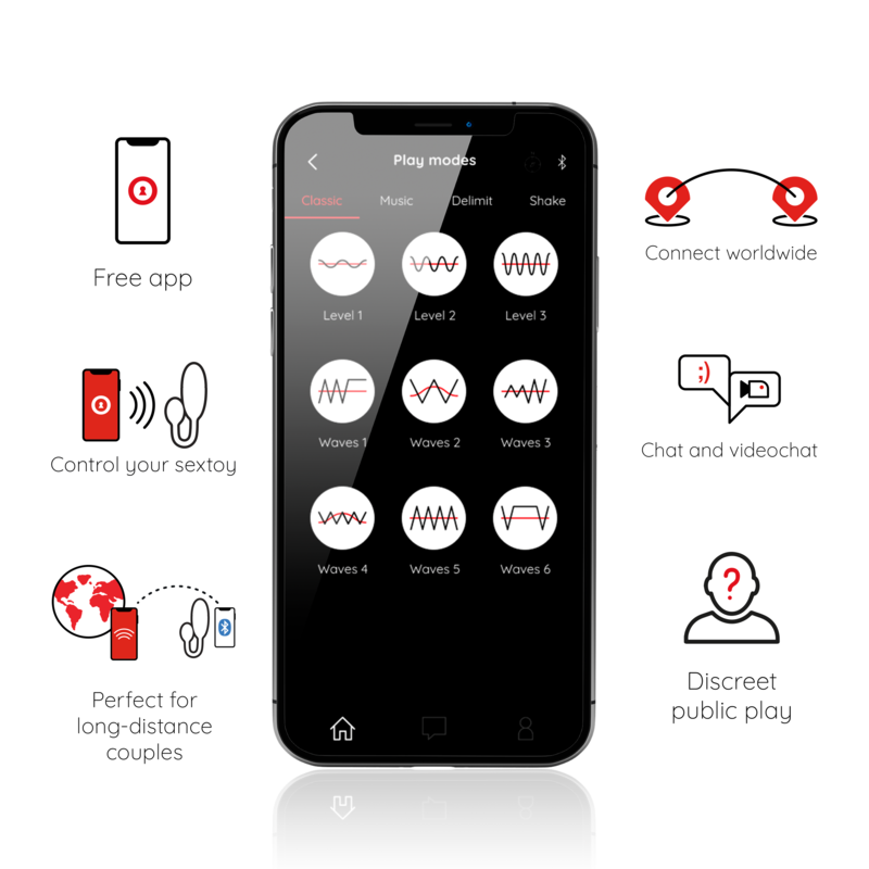 ONINDER™ - UOVO VIBRANTE DENVER ROSA 7 X 2,7 CM APP GRATUITA - immagine 7