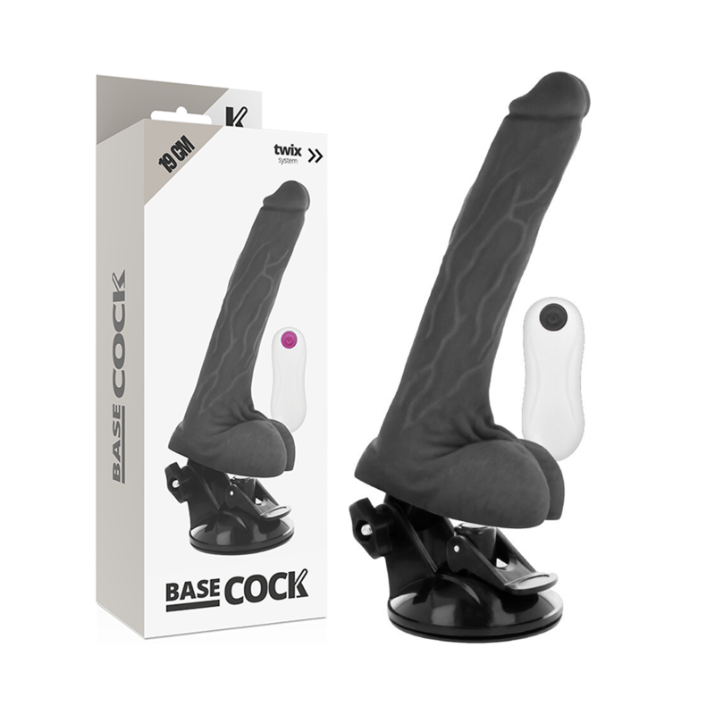 basecock vibrador realĂstico control remoto natural 19 cm o 4 cm