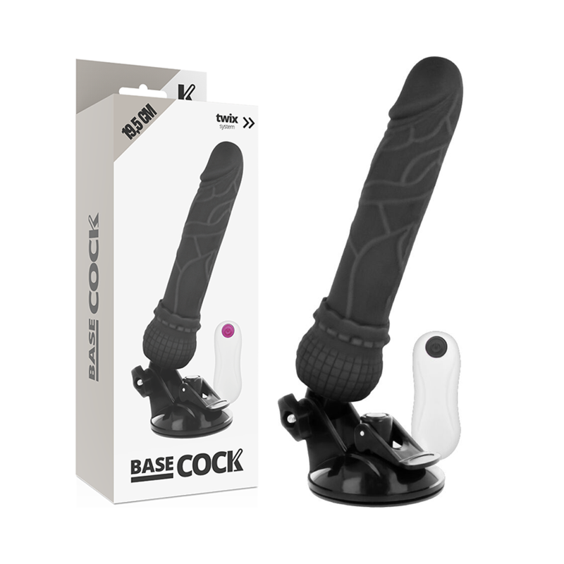 basecock vibrador realĂstico control remoto natural 19.5 cm o 4 cm