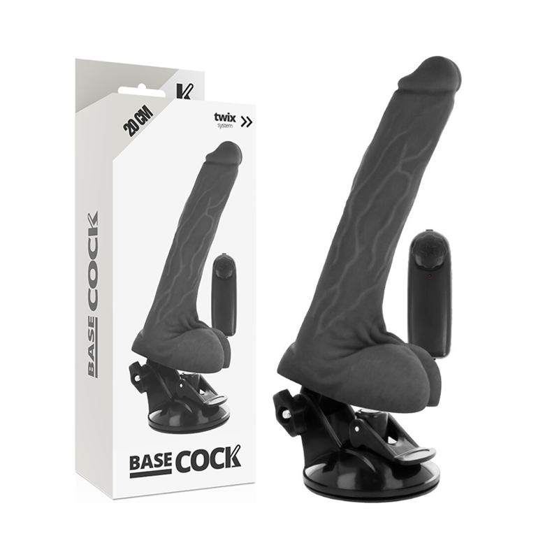 basecock vibrador realÍstico control remoto natural con testÍculos 20 cm o 4 cm
