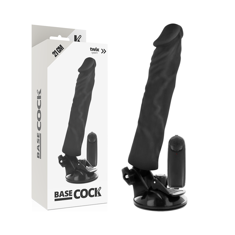 basecock vibrador realÍstico control remoto natural 21 cm o 4 cm