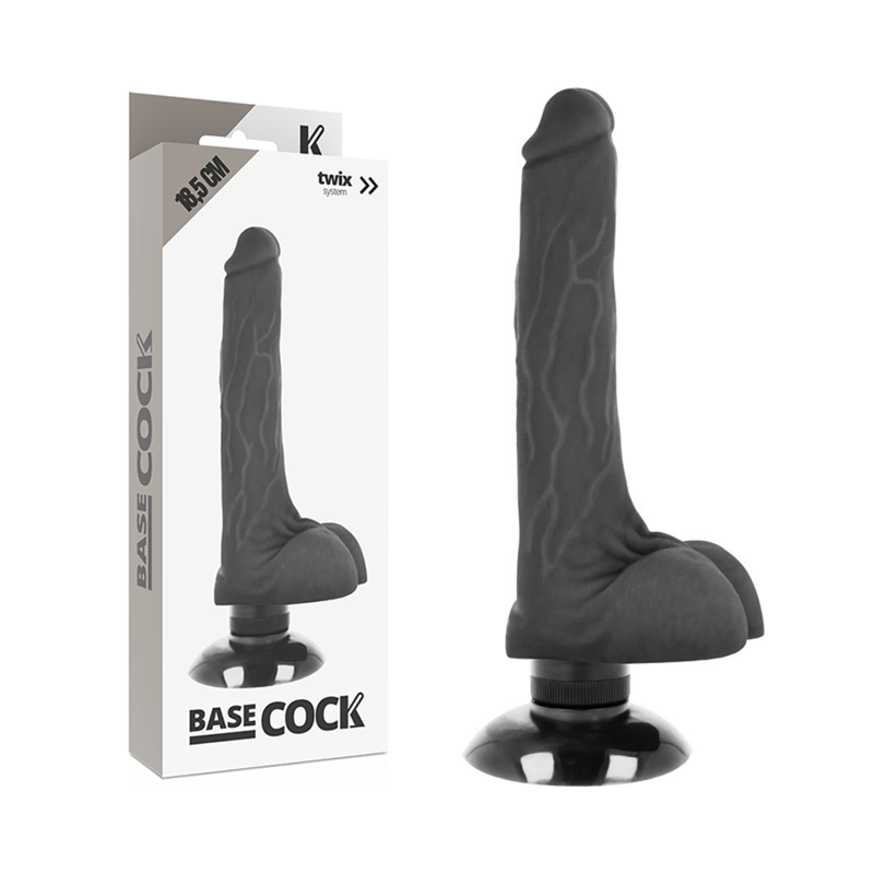 basecock vibrador realÍstico 2 1 natural 18.5 cm o 4 cm