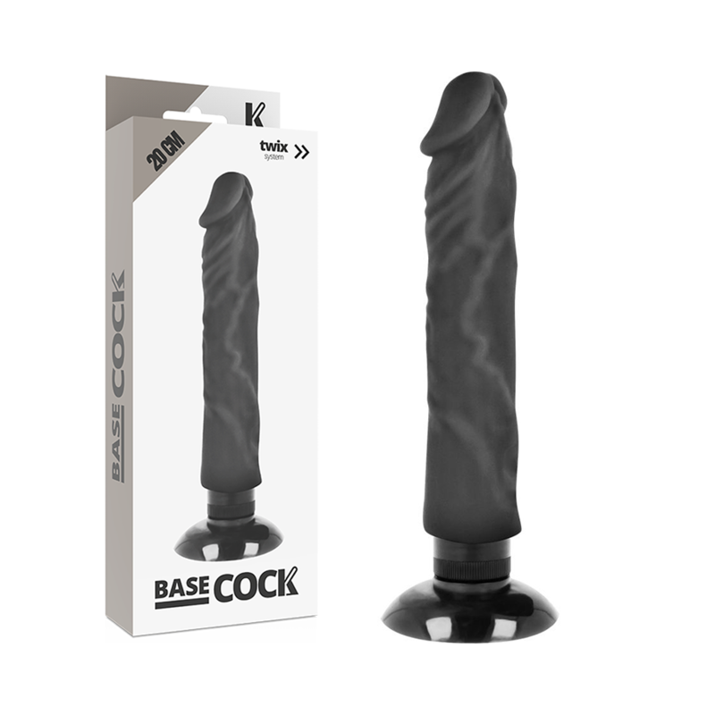 basecock vibrador realÍstico 2 1 natural 20 cm o 4 cm