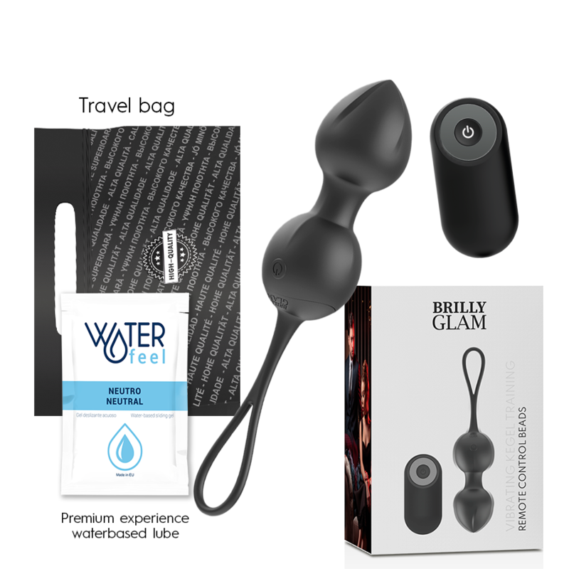 BRILLY GLAM - VIBRATING KEGEL BEADS CONTROL REMOTO - immagine 2