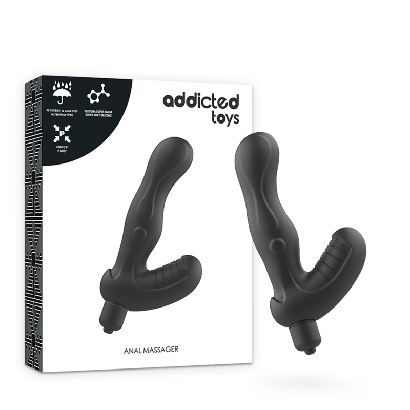 ADDICTED TOYS - ESTIMULADOR ANAL PROSTATA SILICONA P-SPOT VIBE - immagine 4