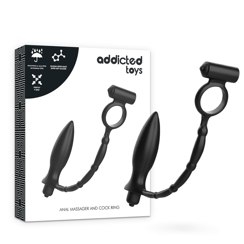 ADDICTED TOYS - PLUG ANAL CON ANILLO VIBRADOR - immagine 2