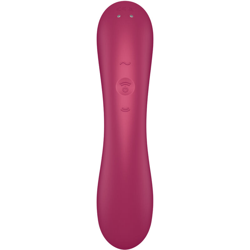 SATISFYER - CURVE TRINITY 1 AIR PULSE VIBRATION RED - immagine 5