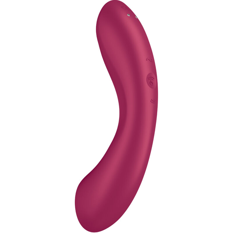 SATISFYER - CURVE TRINITY 1 AIR PULSE VIBRATION RED - immagine 7