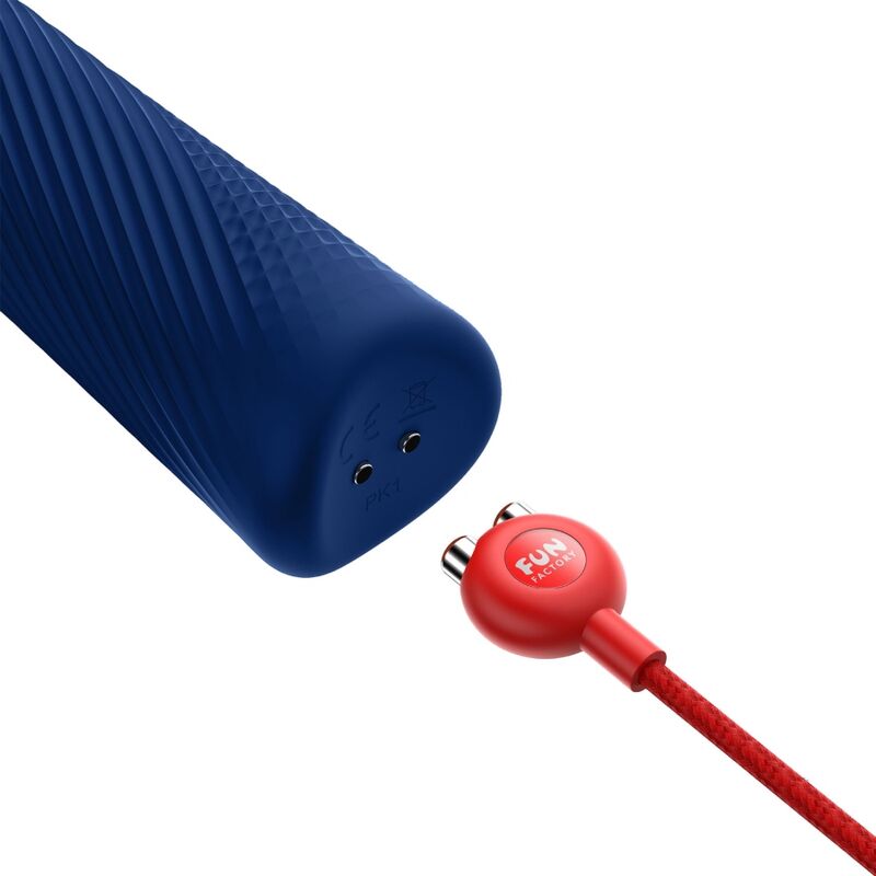 FUN FACTORY - VIM WAND RUMBLE VIBRADOR RECARGABLE SILICONA NARANJA - immagine 8
