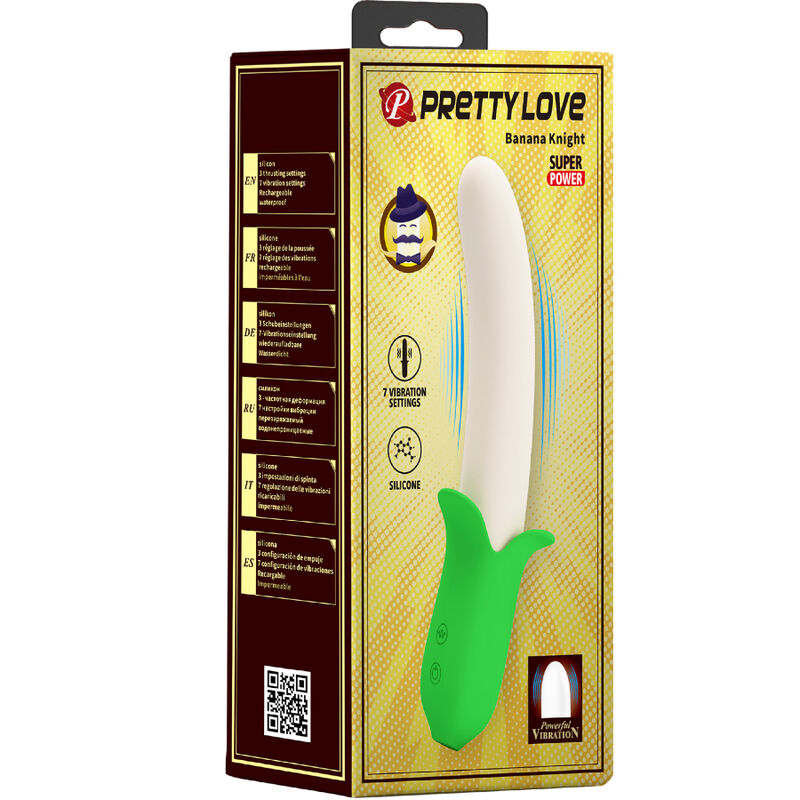 PRETTY LOVE - BANANA KNIGHT SUPER POWER 7 VIBRACIONES SILICONA - immagine 2
