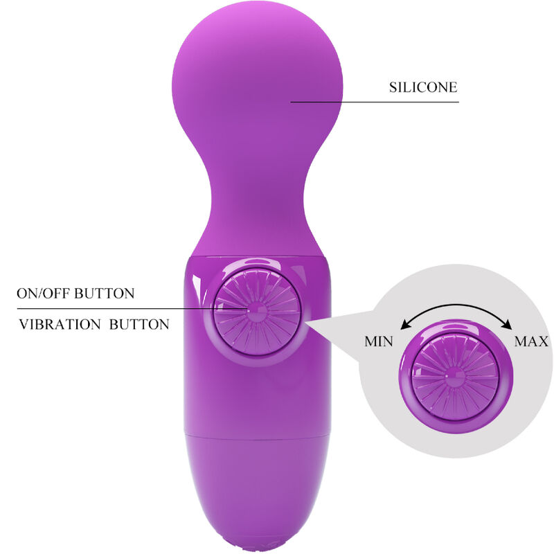 PRETTY LOVE - MINI MASAJEADOR PERSONAL MORADO - immagine 8