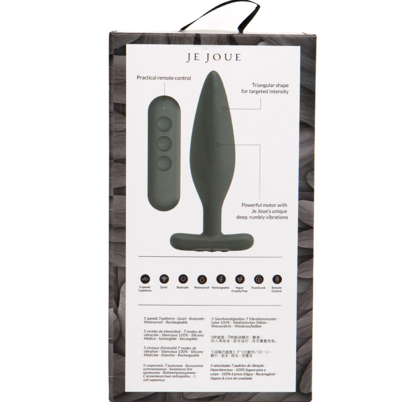 JE JOUE - EGON PLUG ANAL VIBRADOR NEGRO - immagine 2