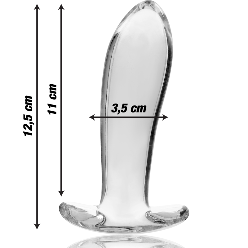NEBULA SERIES BY IBIZA - MODELO 5 PLUG CRISTAL TRANSPARENTE 12.5 CM -O- 3.5 CM - immagine 2