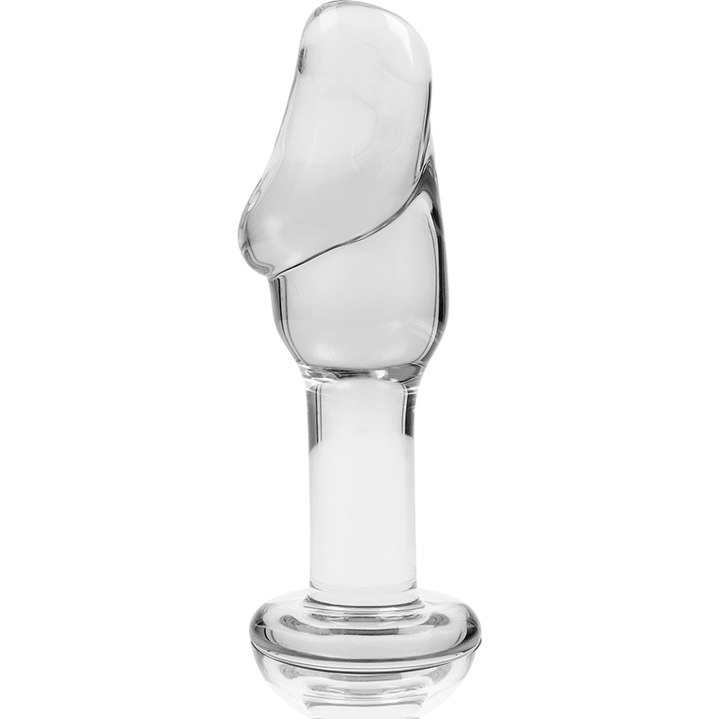 NEBULA SERIES BY IBIZA - MODELLO 6 PLUG ANALE VETRO BOROSILICATO 12,5 X 4 CM TRASPARENTE - immagine 2