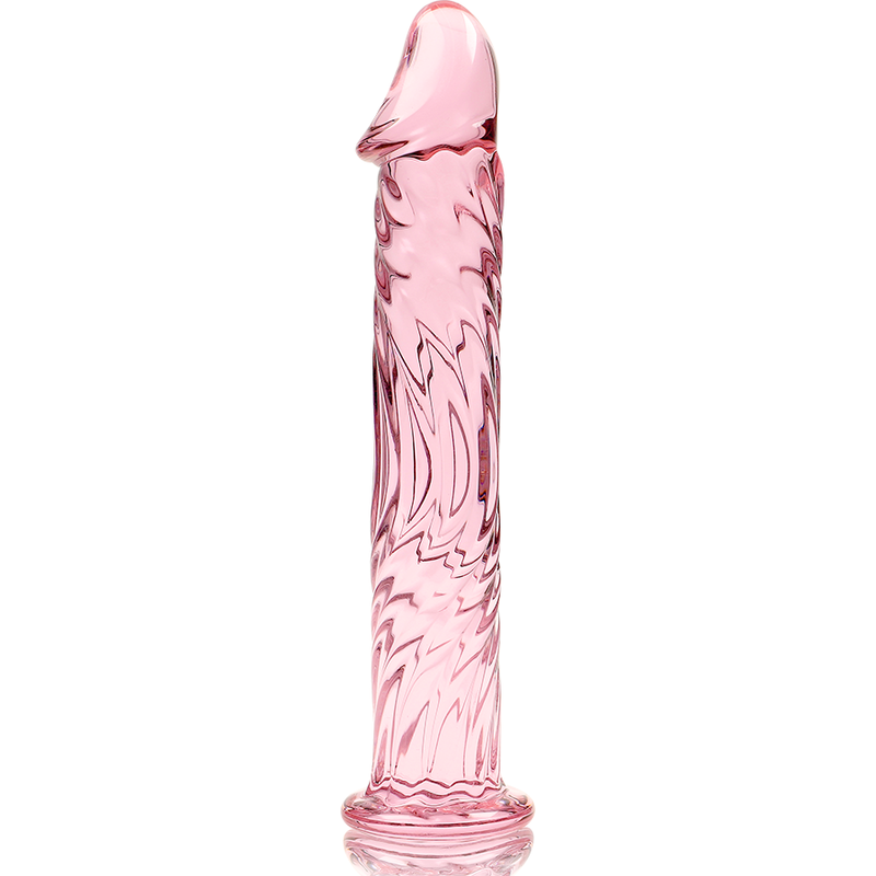 NEBULA SERIES BY IBIZA - MODELLO 12 DILDO IN VETRO BOROSILICATO 17 X 3,5 CM TRASPARENTE - immagine 4