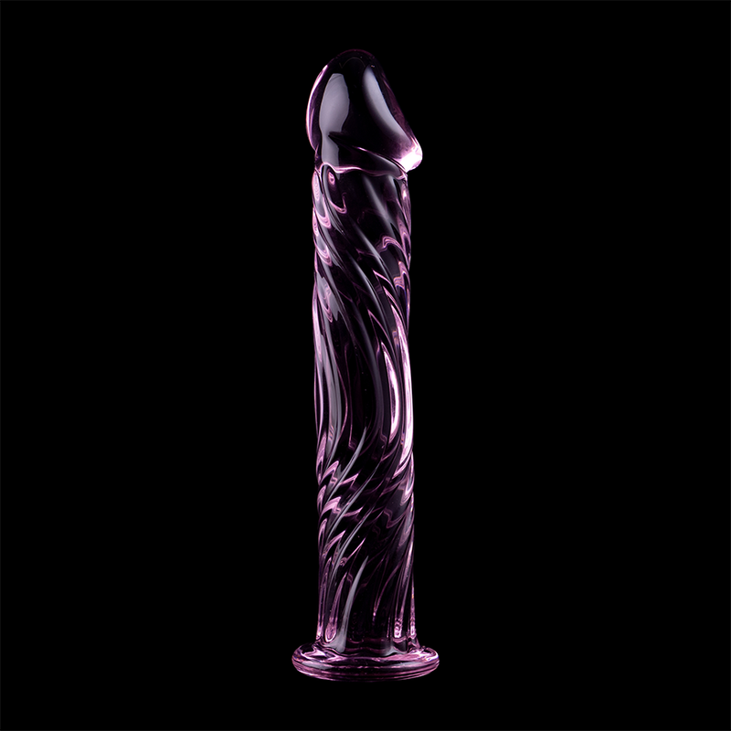 NEBULA SERIES BY IBIZA - MODELLO 12 DILDO IN VETRO BOROSILICATO 17 X 3,5 CM TRASPARENTE - immagine 6