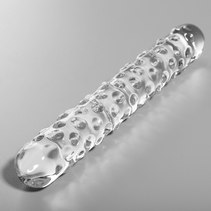 NEBULA SERIES BY IBIZA - MODELLO 15 DILDO IN VETRO BOROSILICATO 18,5 X 3 CM TRASPARENTE