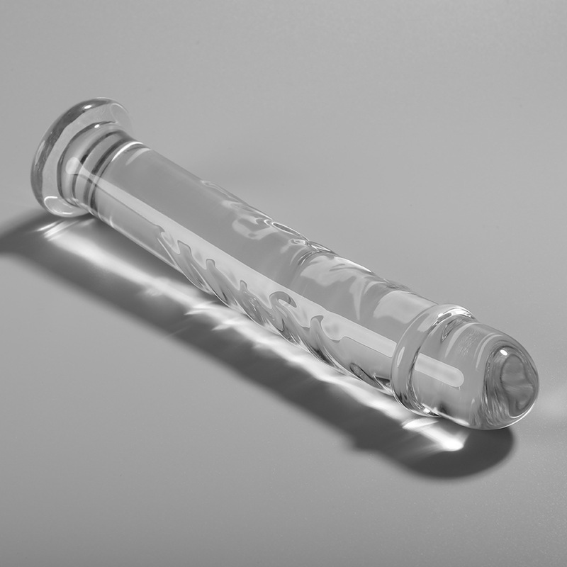 NEBULA SERIES BY IBIZA - MODELLO 16 DILDO IN VETRO BOROSILICATO 18,5 X 3 CM TRASPARENTE