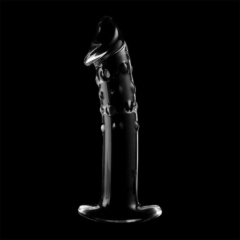 NEBULA SERIES BY IBIZA - MODELLO 19 DILDO IN VETRO BOROSILICATO 18,5 X 4 CM TRASPARENTE - immagine 5
