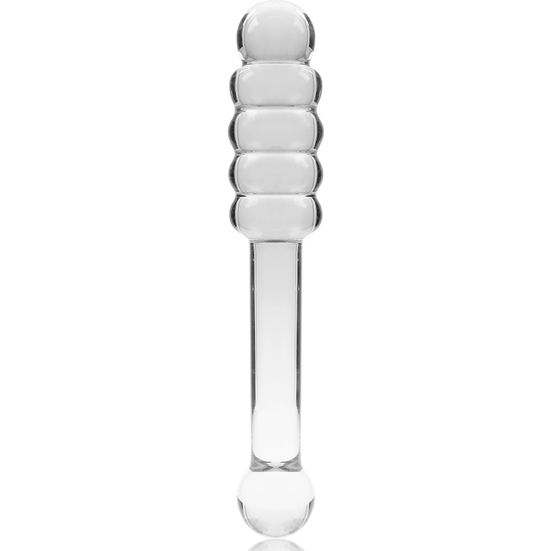 NEBULA SERIES BY IBIZA - MODELLO 20 DILDO IN VETRO BOROSILICATO 20,5 X 3 CM TRASPARENTE - immagine 6