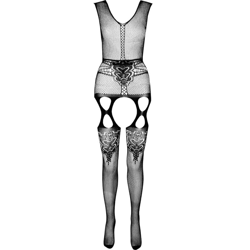 PASSION - ECO COLLECTION BODYSTOCKING ECO BS014 NEGRO - immagine 3