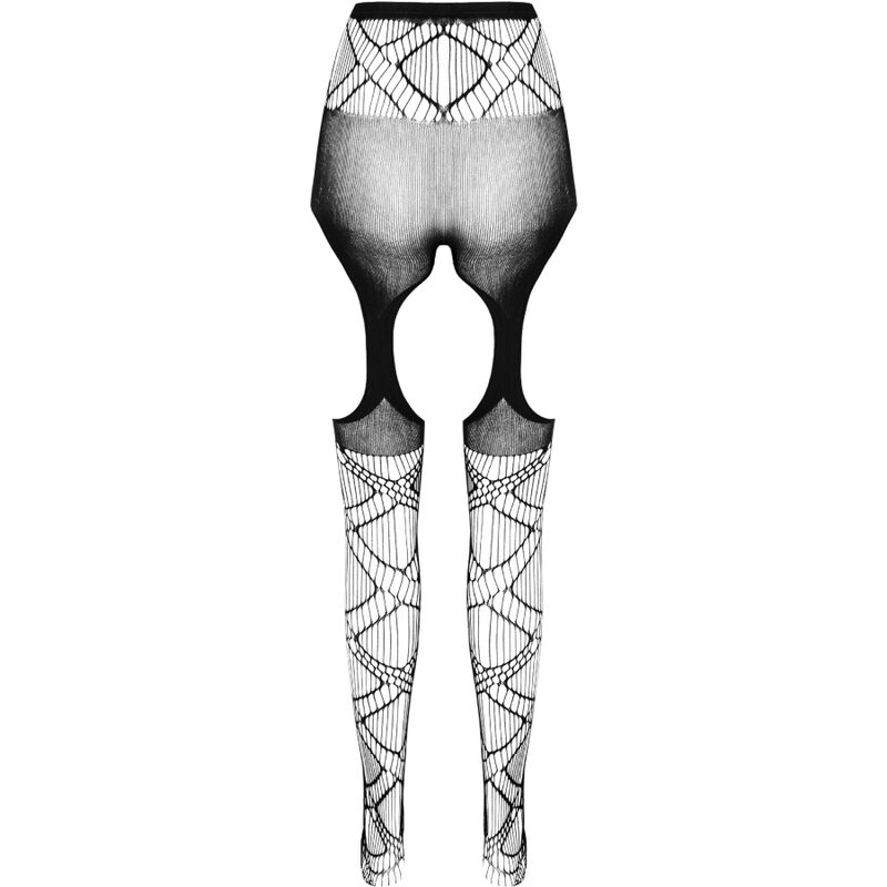 PASSION - ECO COLLECTION BODYSTOCKING ECO S005 NEGRO - immagine 3