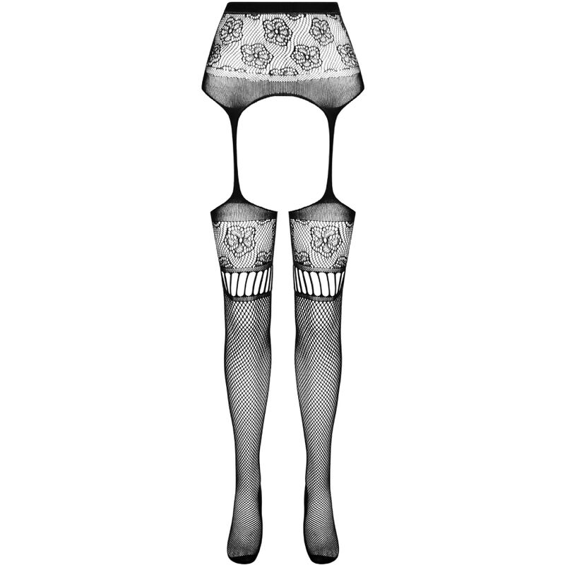 PASSION - S030 MEDIAS CON LIGUERO NEGRO TALLA ÚNICA - immagine 4