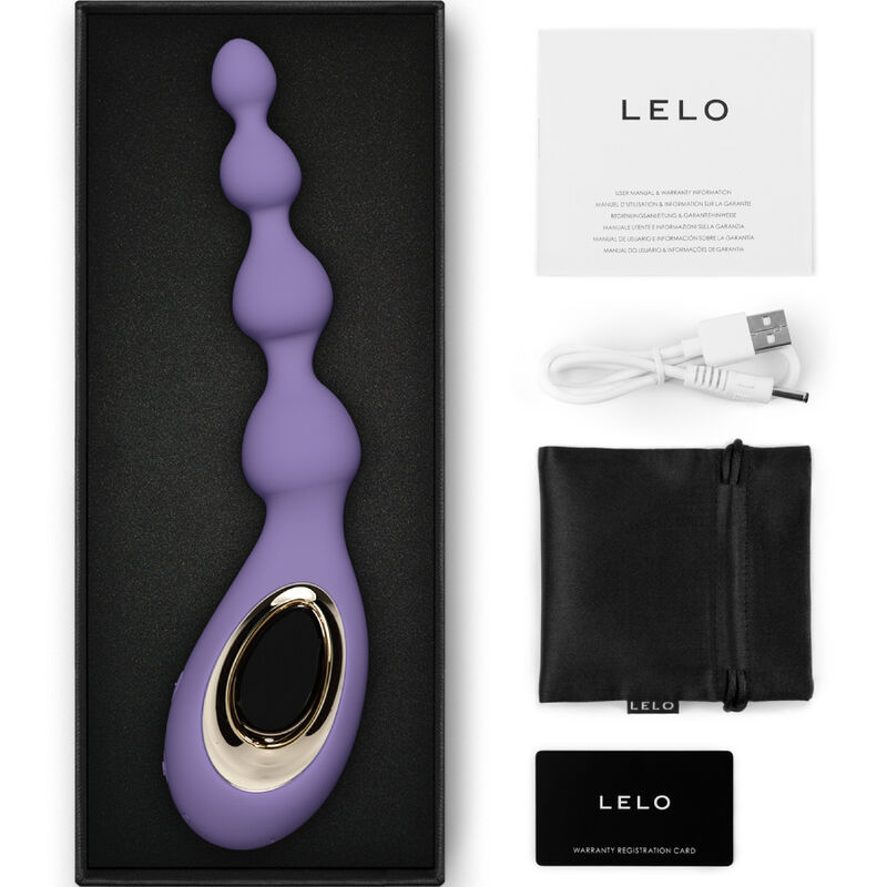 LELO - SORAYA BEADS MASSAGGIATORE ANALE VIOLA - immagine 3