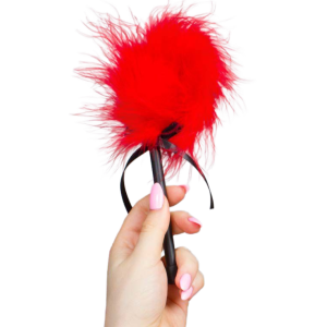 GIOCO SEGRETO - SPOLVERINO MARABOU ROSSO