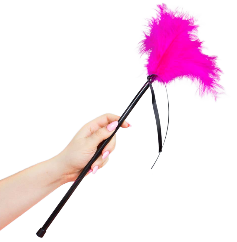 SECRETPLAY - PIUME ROSA 40 CM - immagine 3