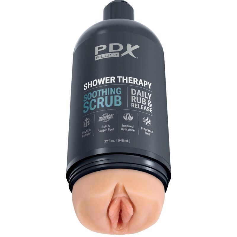 PDX PLUS - MASTURBADOR STROKER DISEÑO DISCRETO DE BOTE CHAMPU SOOTHING SCRUB - immagine 3