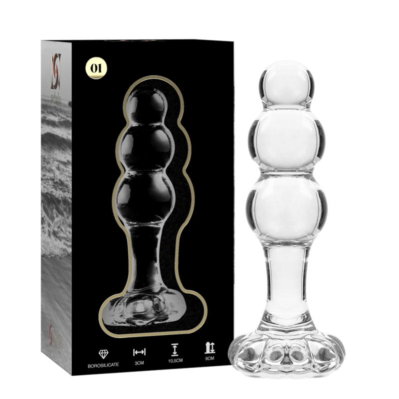 NEBULA SERIES BY IBIZA - MODELO 1 PLUG CRISTAL TRANSPARENTE 10.5 CM -O- 3 CM - immagine 4