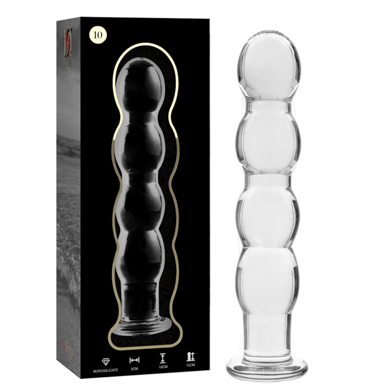 NEBULA SERIES BY IBIZA - MODELO 10 DILDO CRISTAL TRANSPARENTE 16.5 CM -O- 3.5 CM - immagine 3