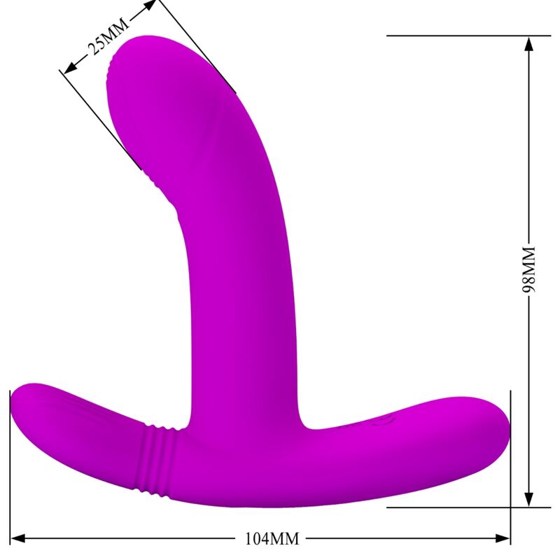 PRETTY LOVE - GERI MASAJEADOR CLITORIS CONTROL REMOTO ROSA - immagine 6