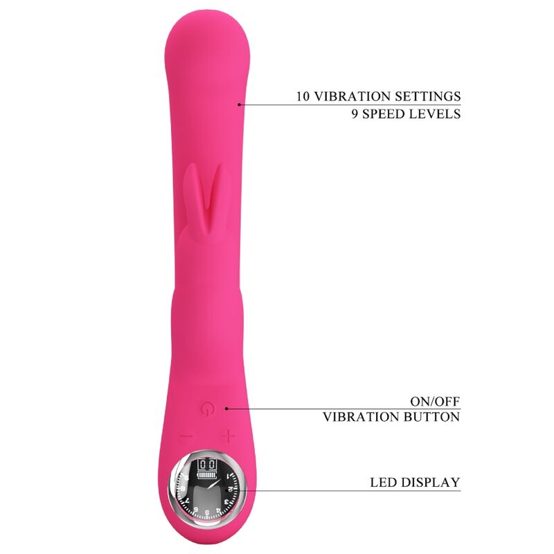PRETTY LOVE - LAMAR VIBRADOR RABBIT & PUNTO G ROSA - immagine 7
