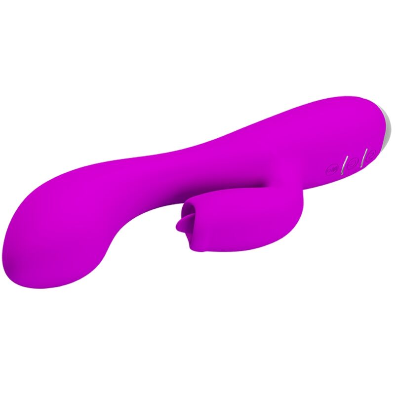 PRETTY LOVE - VIBRATORE RICARICABILE GLORIA RABBIT-VIOLA IMPERMEABILE - immagine 9