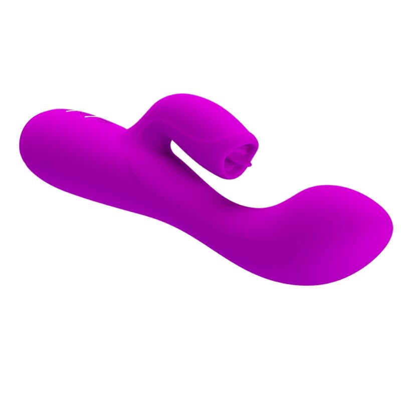 PRETTY LOVE - VIBRATORE RICARICABILE GLORIA RABBIT-VIOLA IMPERMEABILE - immagine 6