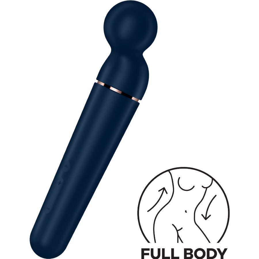 SATISFYER - PLANET WAND-ER MASAJEADOR VIBRADOR BERRY - immagine 2