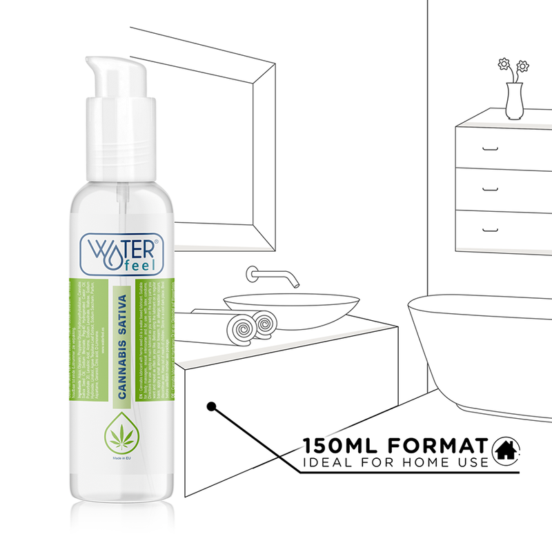 WATERFEEL - LUBRIFICANTE ALLA CANNABIS 150 ML - immagine 4