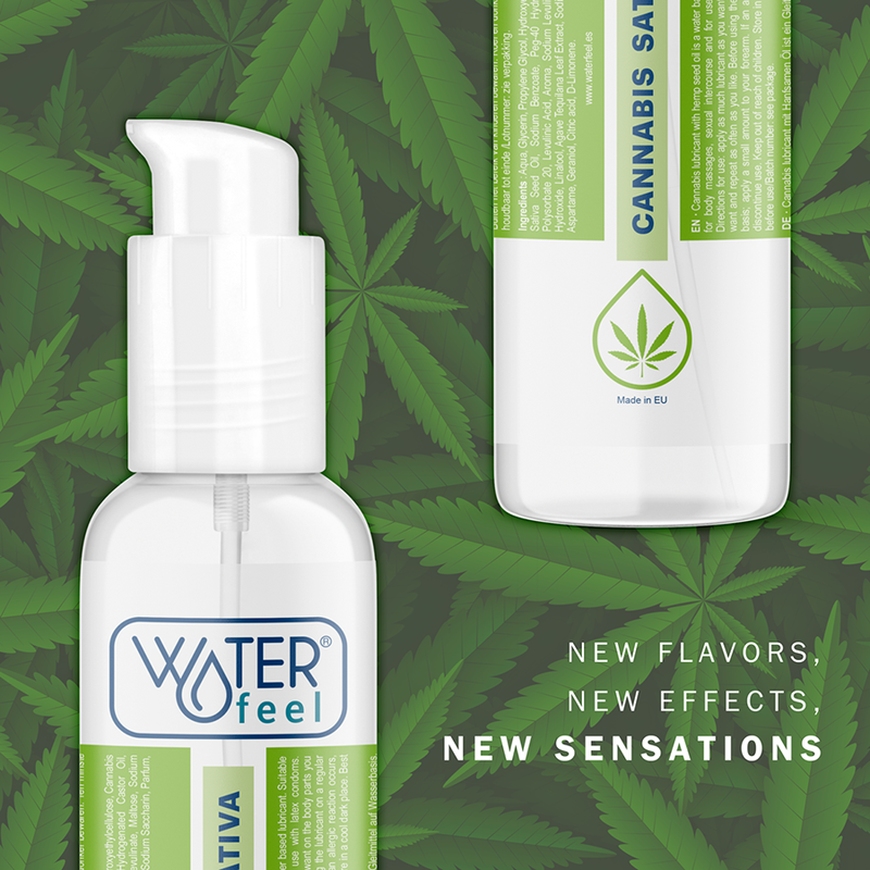 WATERFEEL - LUBRIFICANTE ALLA CANNABIS 150 ML - immagine 5