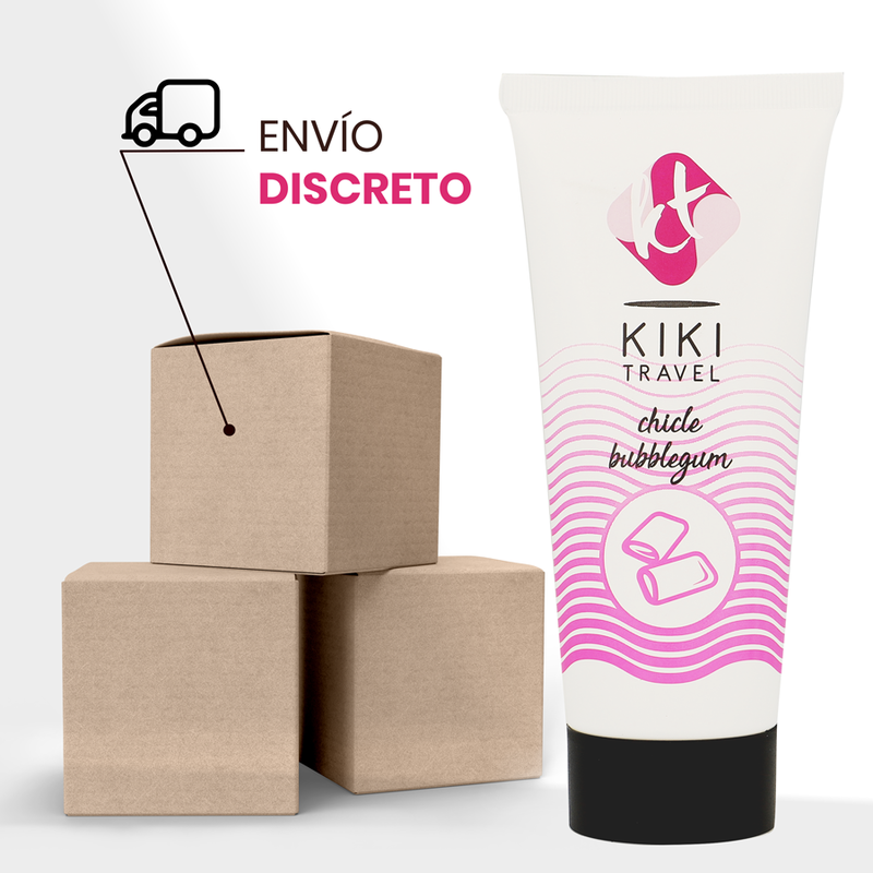 KIKÍ TRAVEL - FRAGOLA GUM LUBRIFICANTE 50 ML - immagine 3