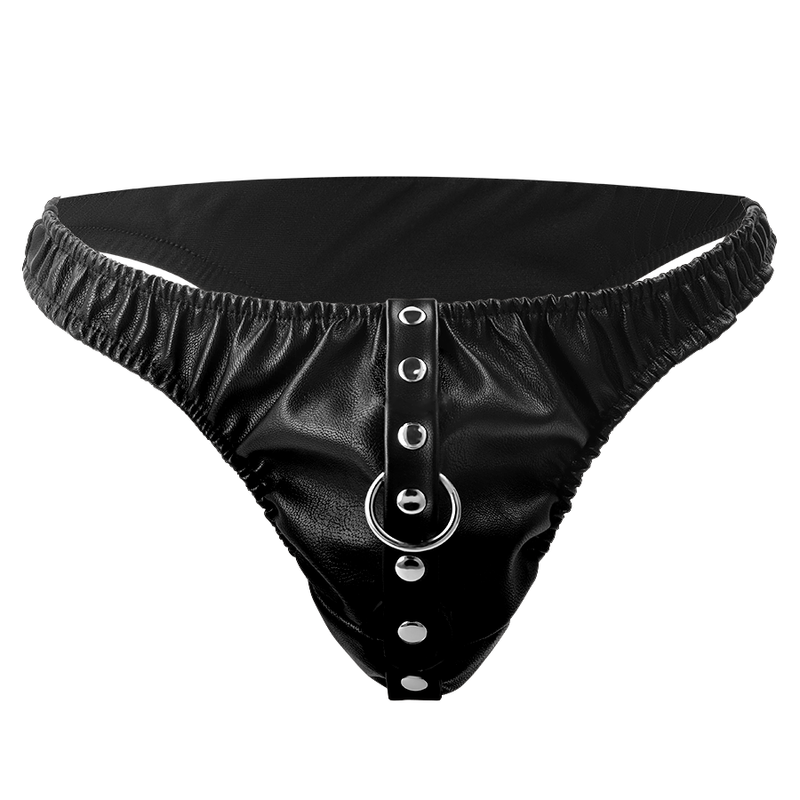 DARKNESS - TANGA DE SUMISIÓN CON CADENA METAL - immagine 5