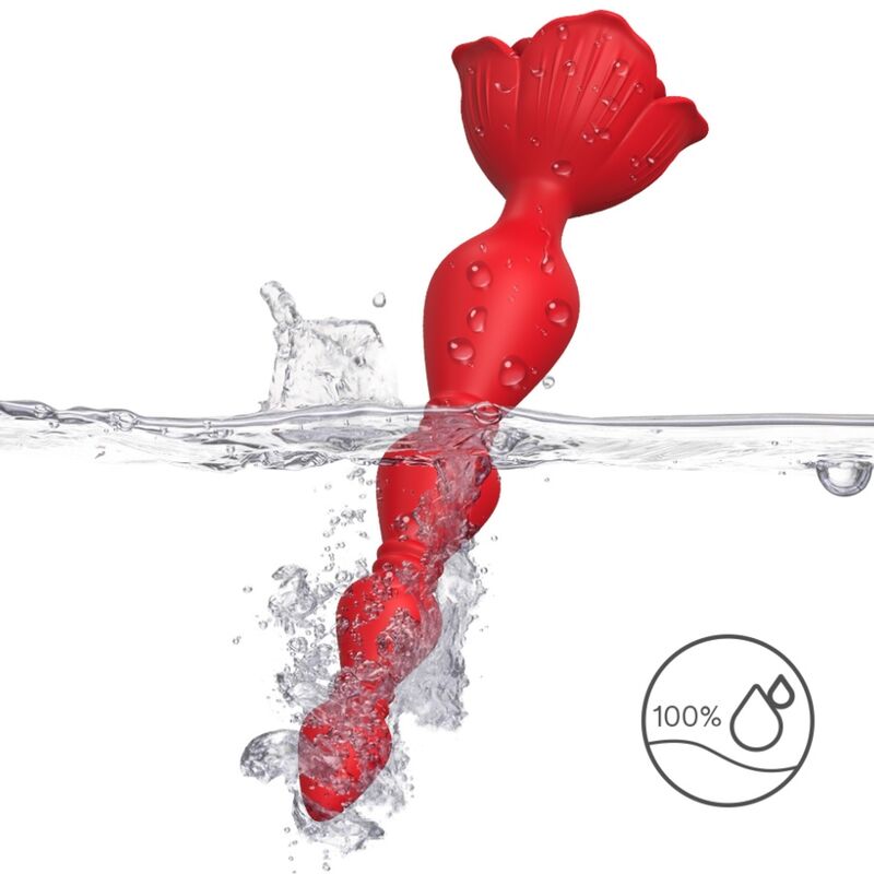 ARMONY - ROSA VIBRADOR PAGODA & PLUG ANAL ROJO - immagine 2