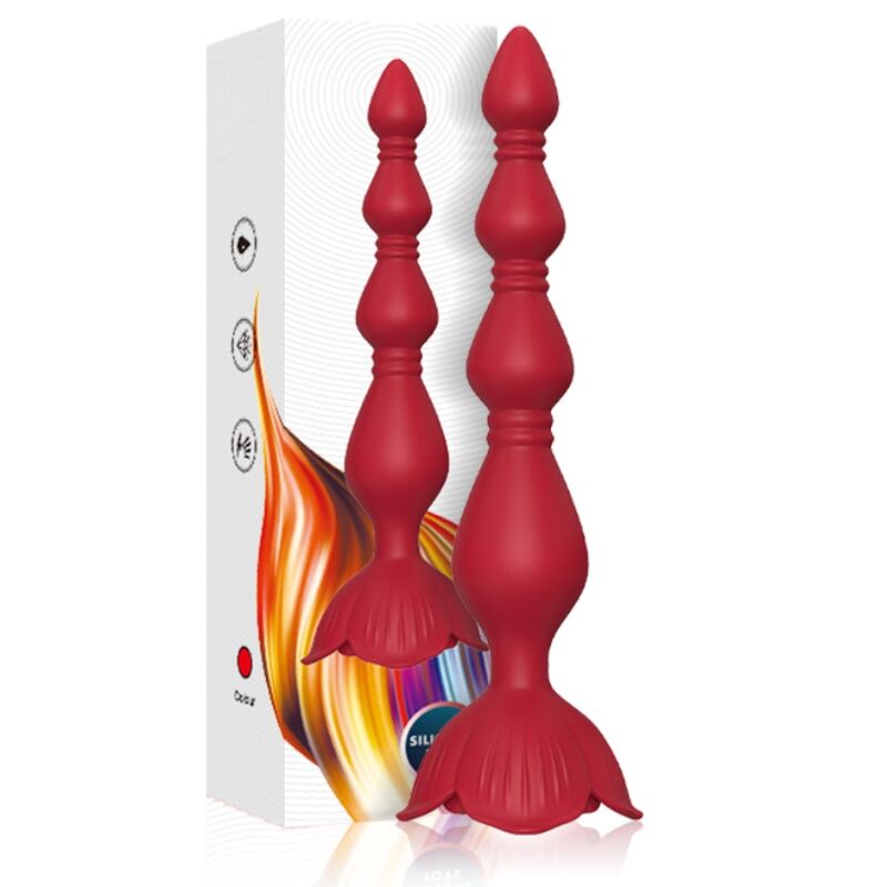 ARMONY - ROSA VIBRADOR PAGODA & PLUG ANAL ROJO - immagine 3