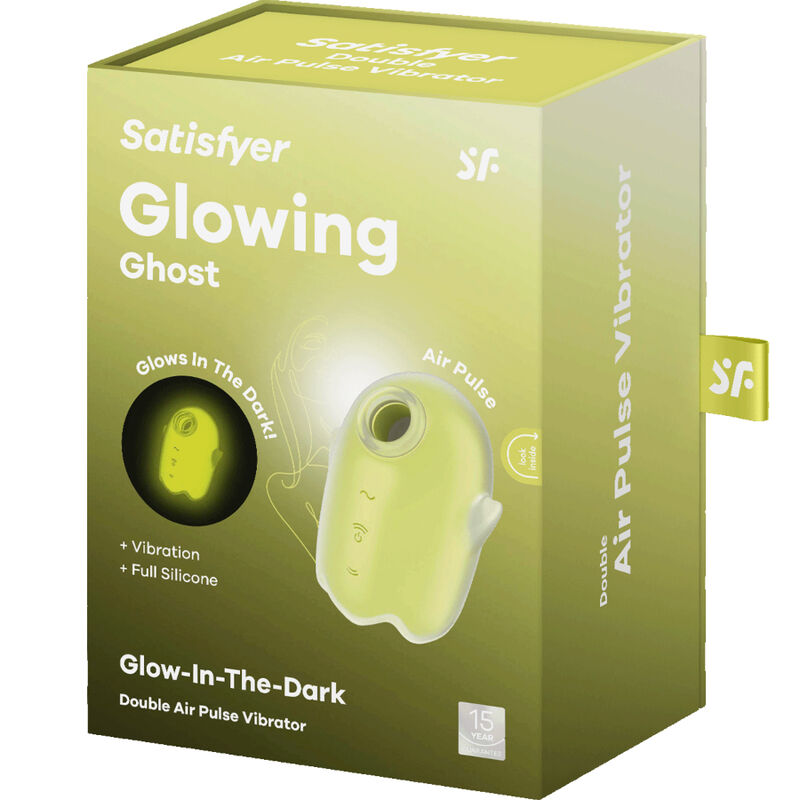 SATISFYER - GLOWING GHOST AIR PULSE & VIBRADOR AMARILLO - immagine 3