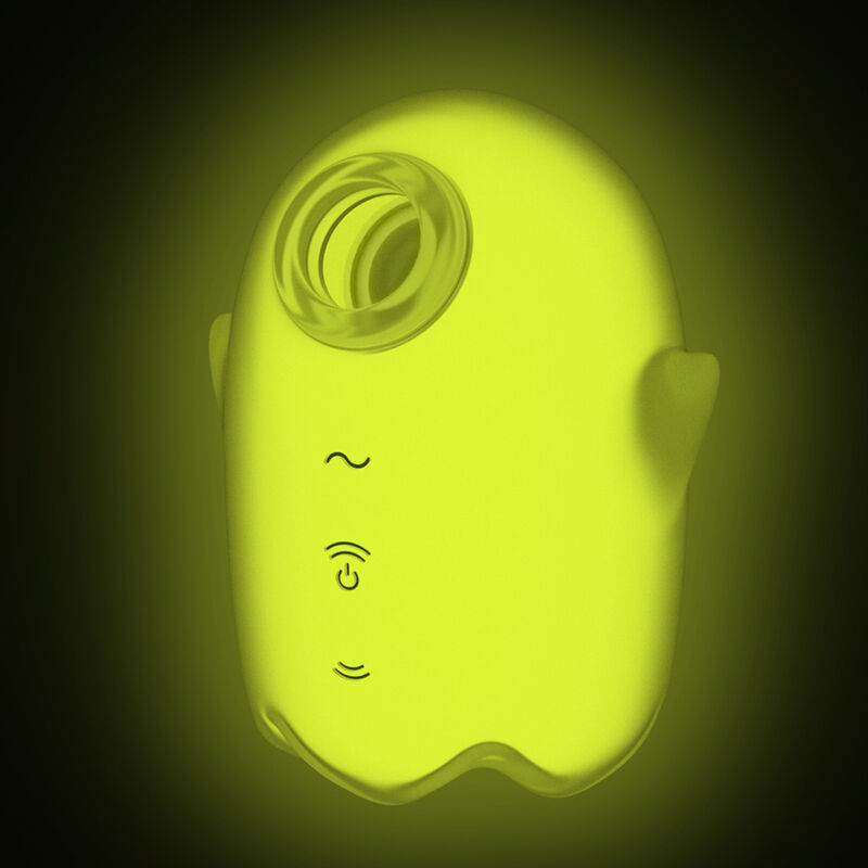 SATISFYER - GLOWING GHOST AIR PULSE & VIBRADOR AMARILLO - immagine 2